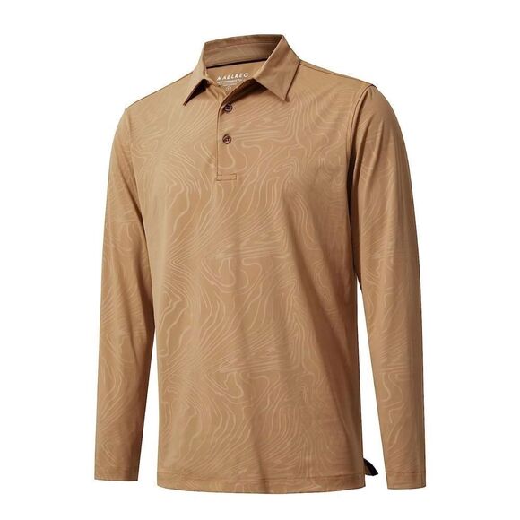 NEW Golf Shirts Casual Performance Dry Fit Embossed Golf Polo 2X - Picture 2 of 7